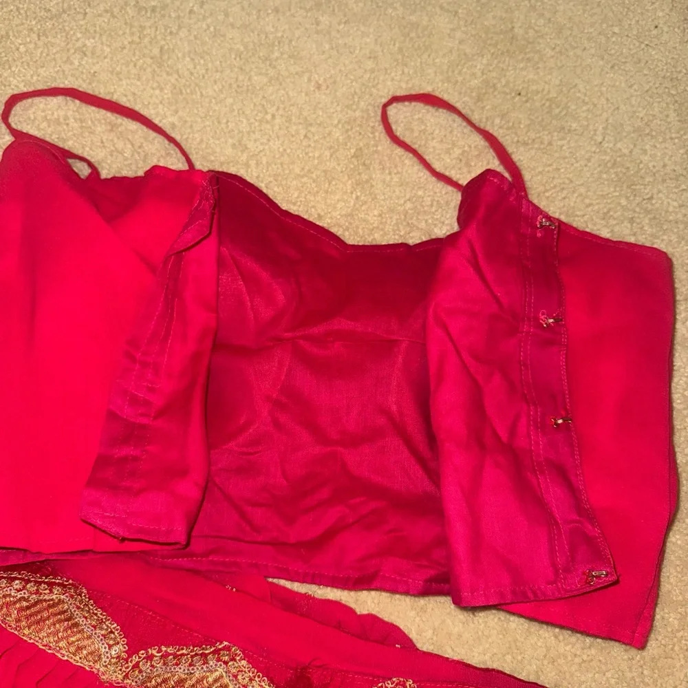 Pink Lehenga with Dupatta - Picture 8 of 15